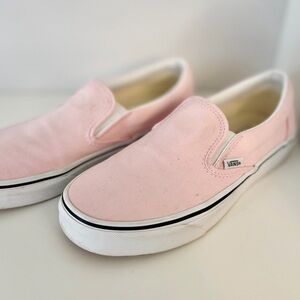 Vans Pink Slip-On Sneakers